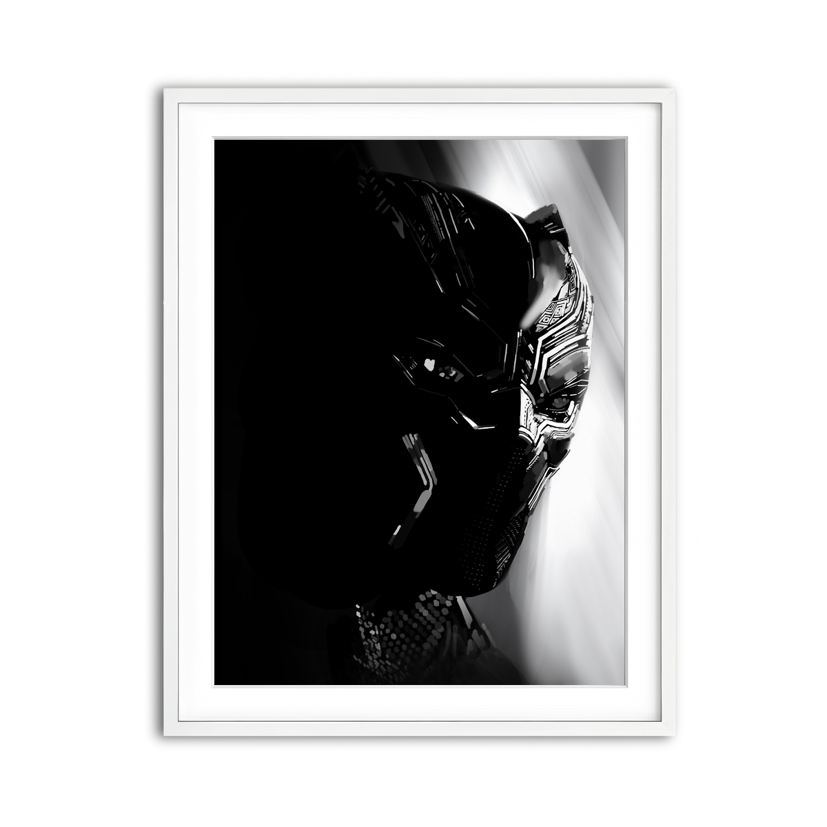 Framed Print 3x4 White