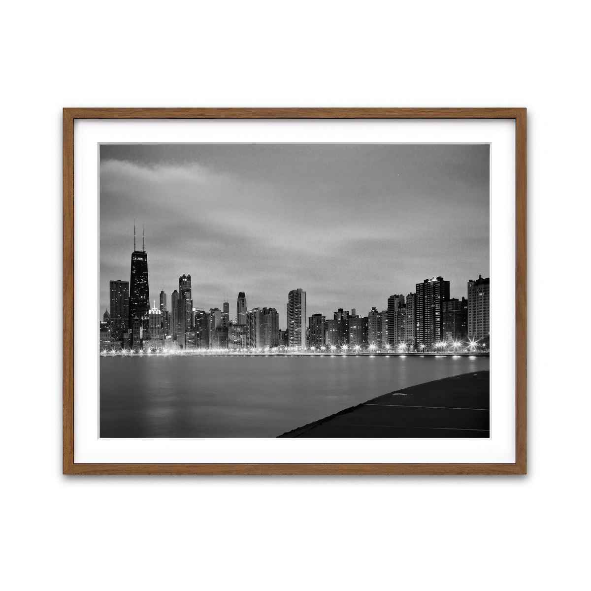 Framed Print 4x3 Walnut