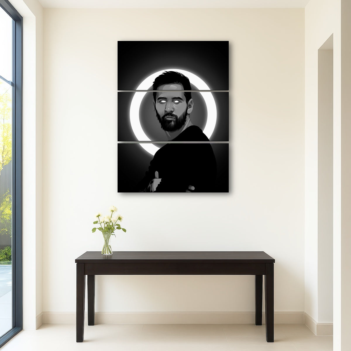 AUTO-MOCKUP ROOM | Grayscale Lionel Messi