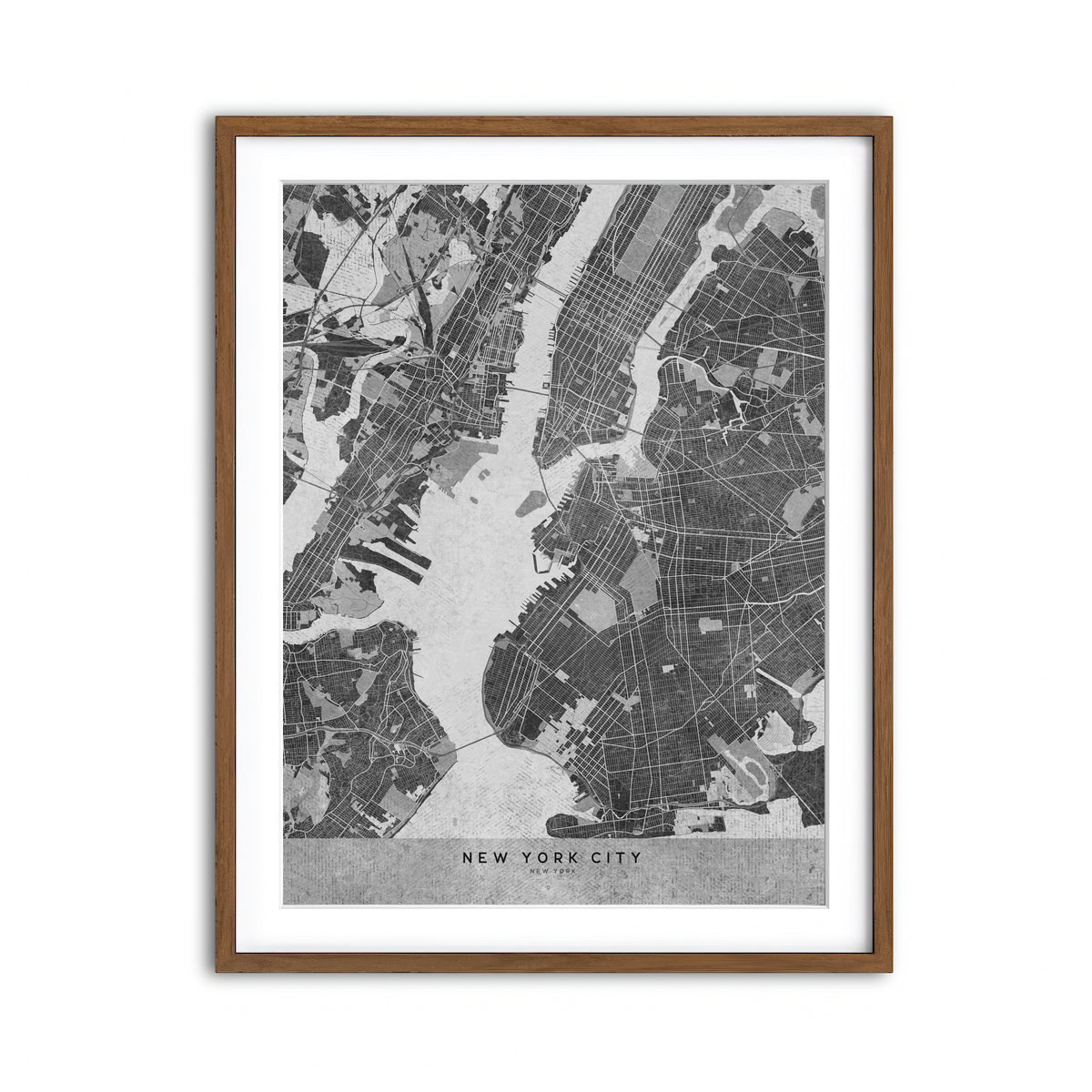 Framed Print 3x4 Walnut