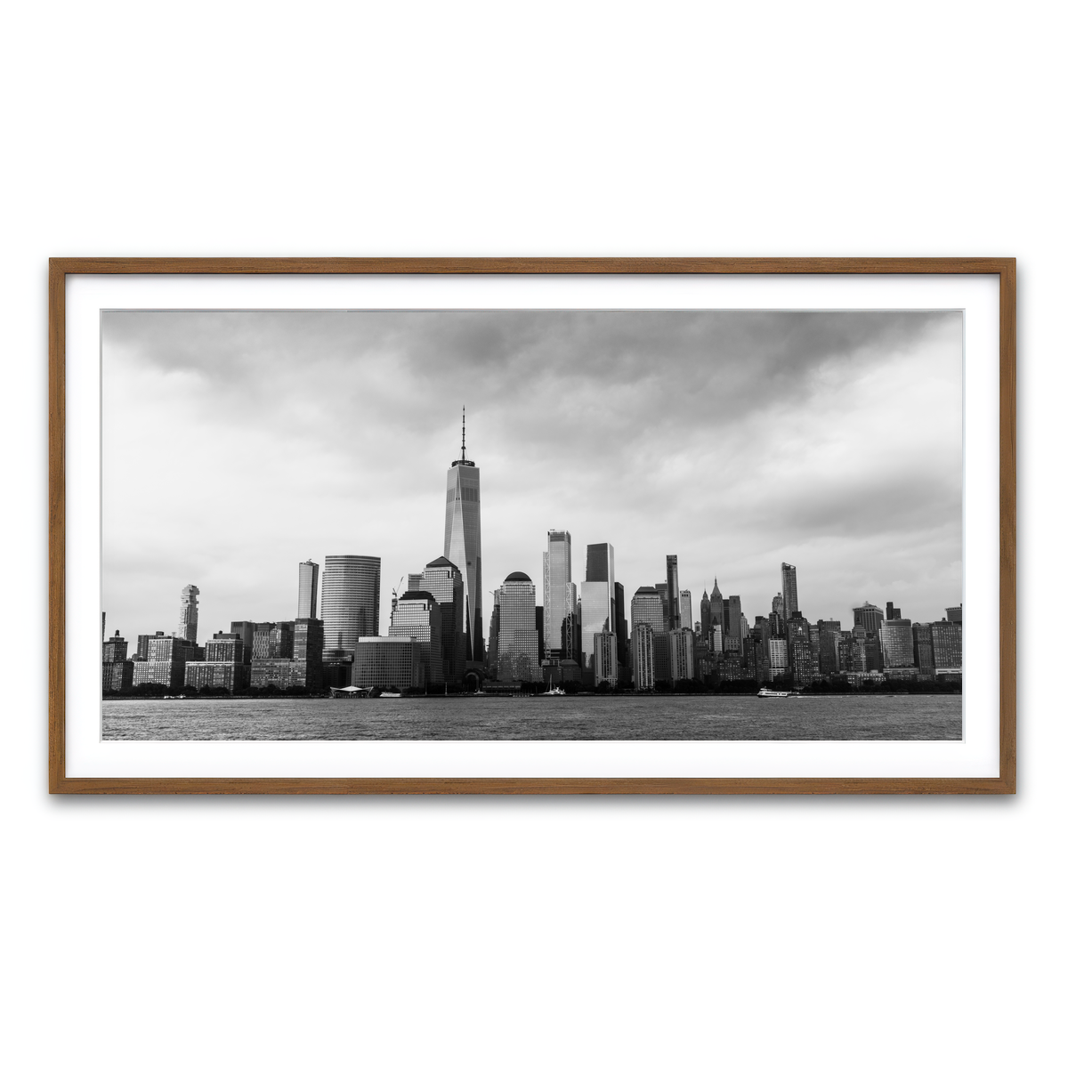 Framed Print 2x1 Walnut