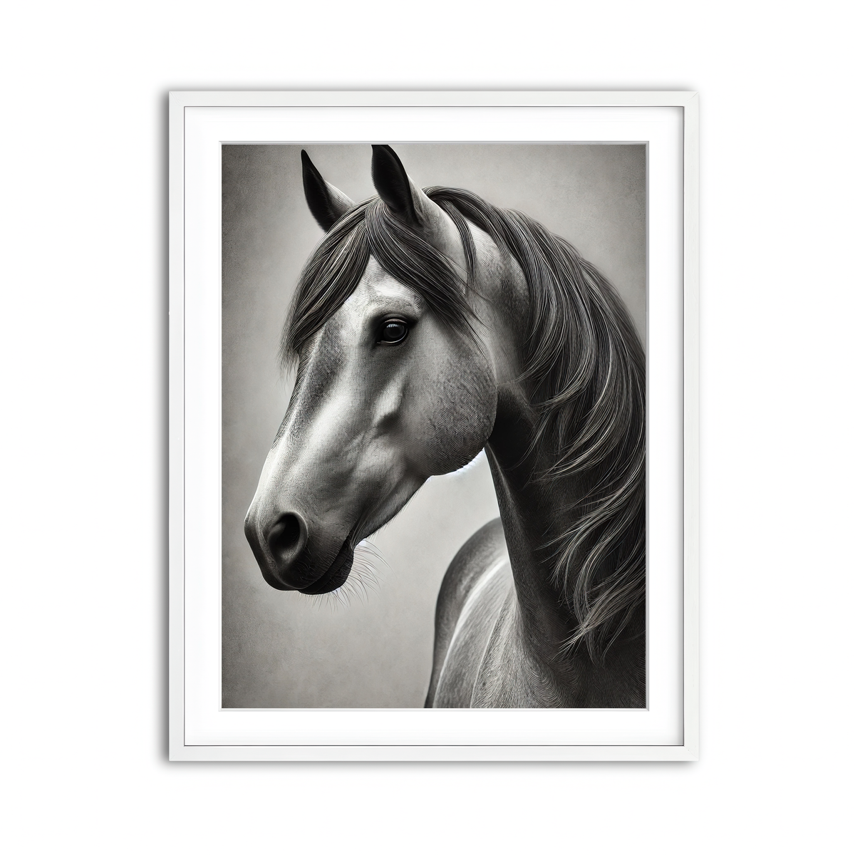 Framed Print 3x4 White