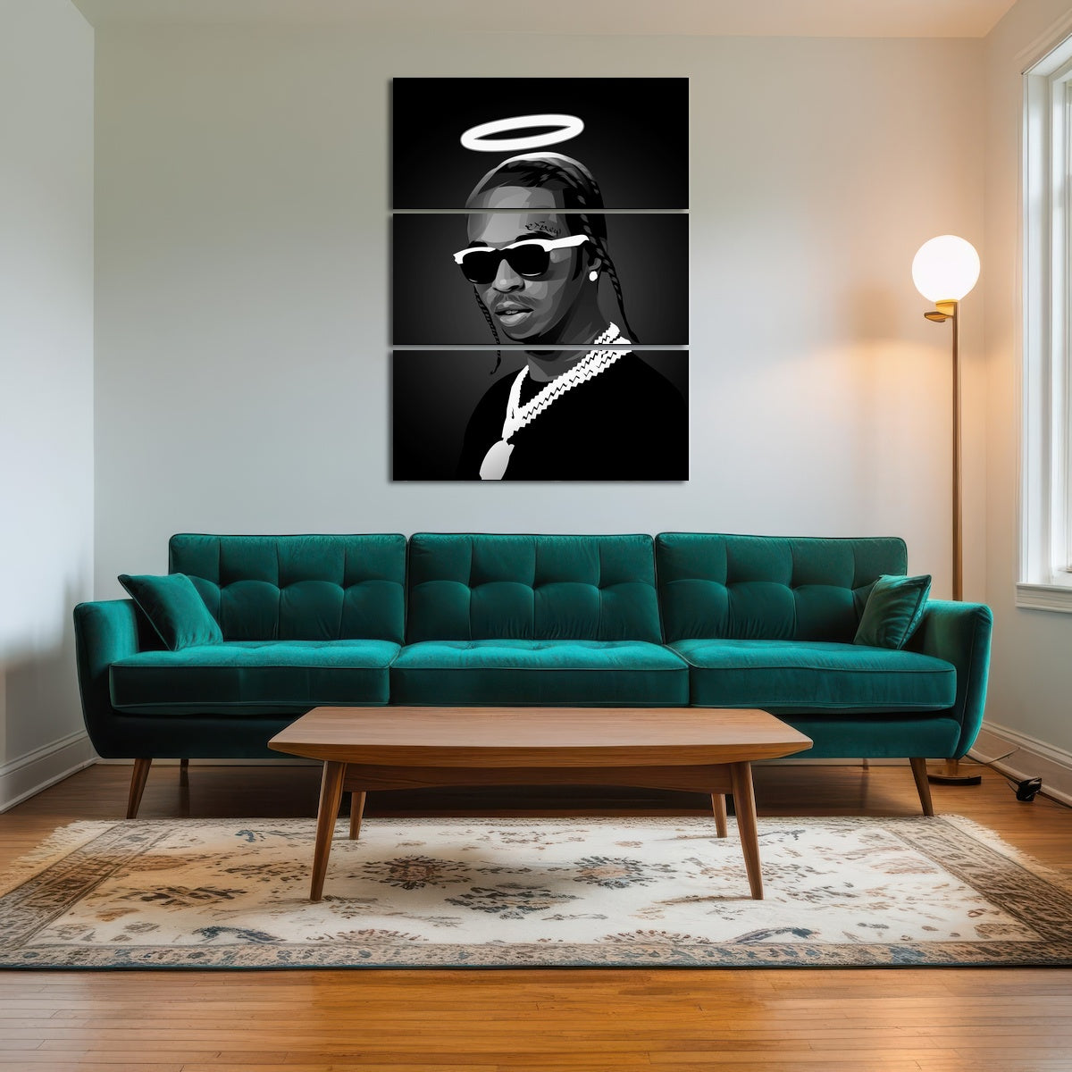 AUTO-MOCKUP ROOM | Grayscale Rip Popsmoke