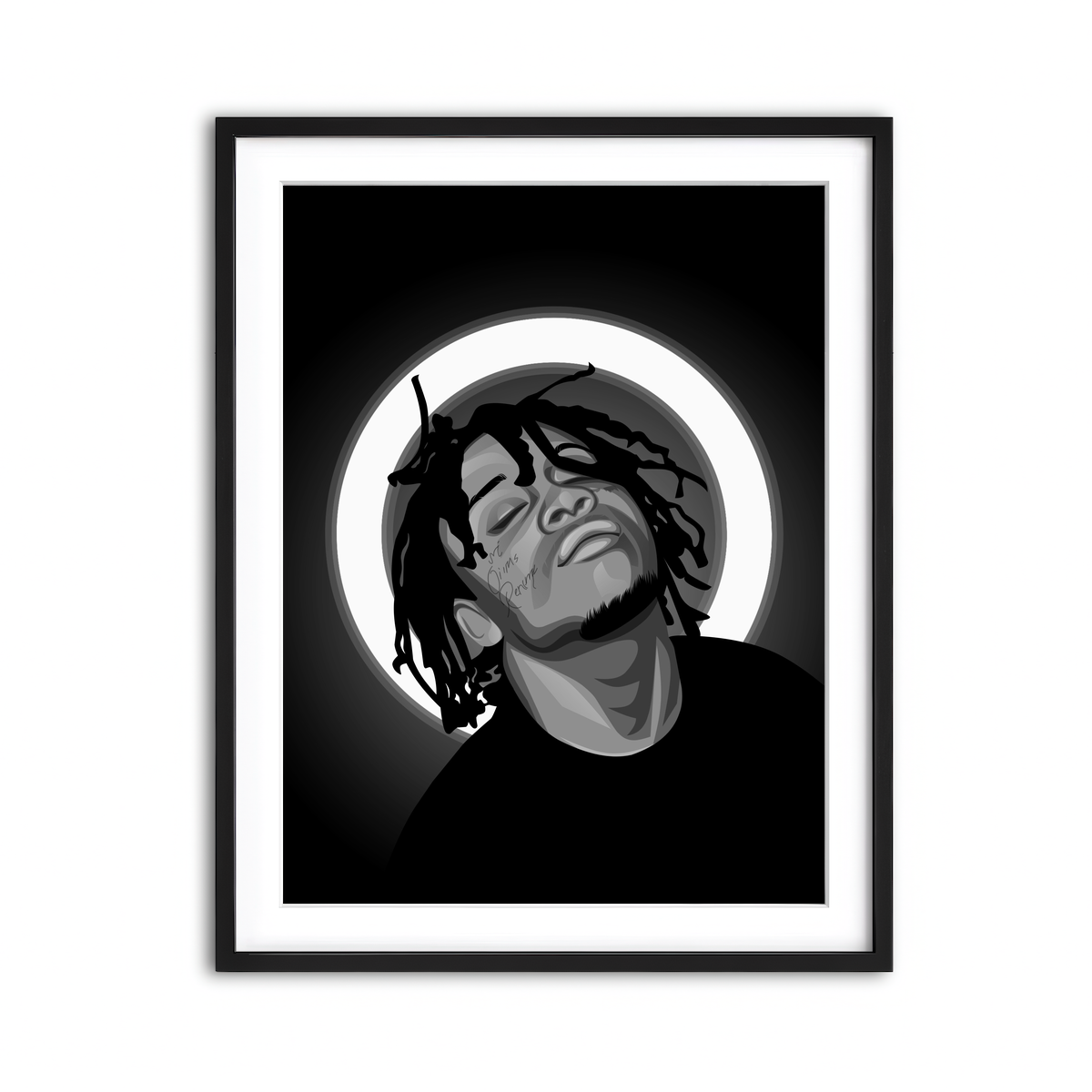 Framed Print 3x4 Black