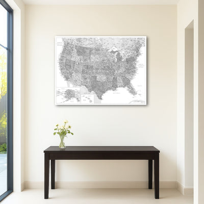 AUTO-MOCKUP ROOM | Grayscale US Map