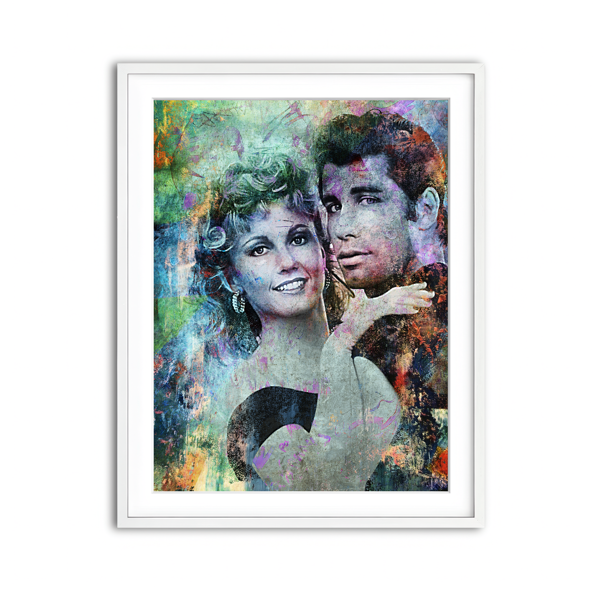 Framed Print 3x4 White