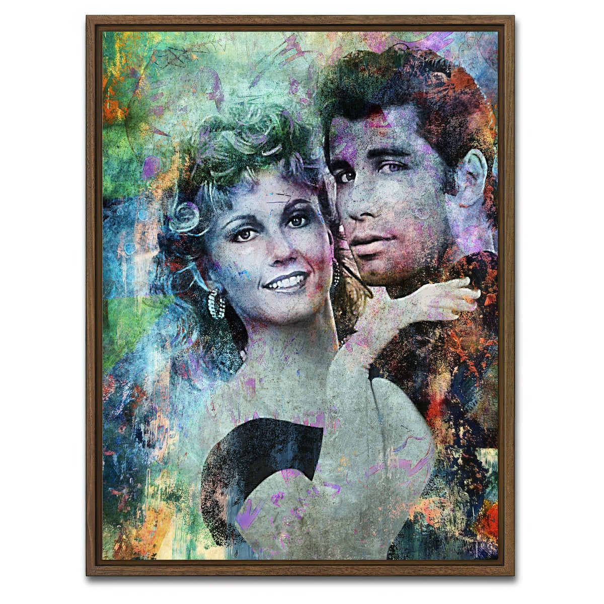 AUTO-MOCKUP WHITE | Grease | 1 Piece | Walnut Framed Canvas | group=3x4