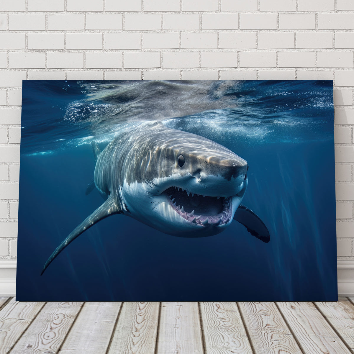 Great White Close up Wall Art