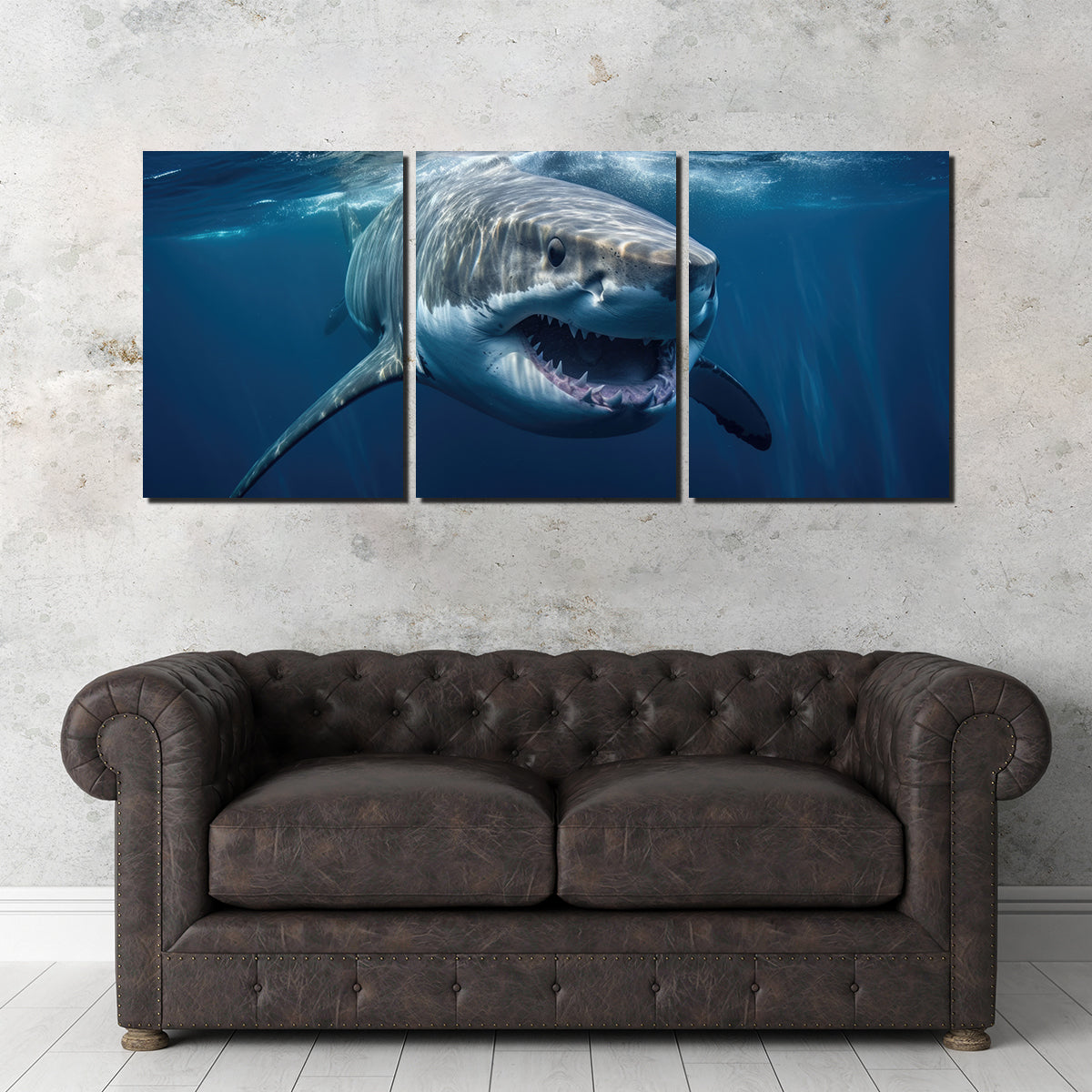 Great White Close up Wall Art