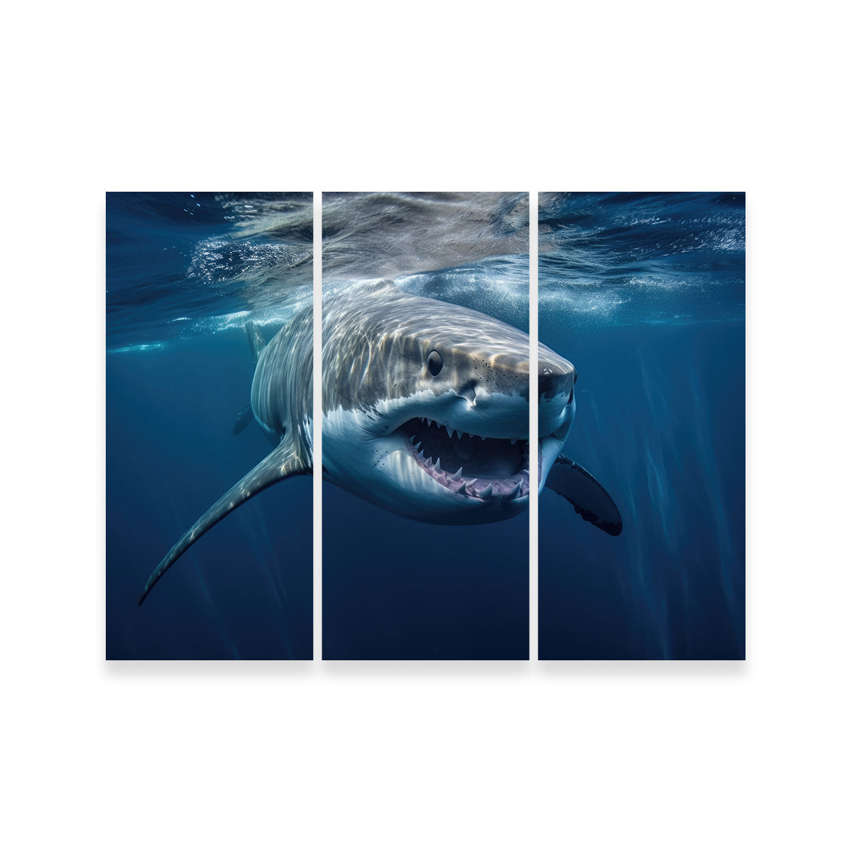 Great White Close up Wall Art