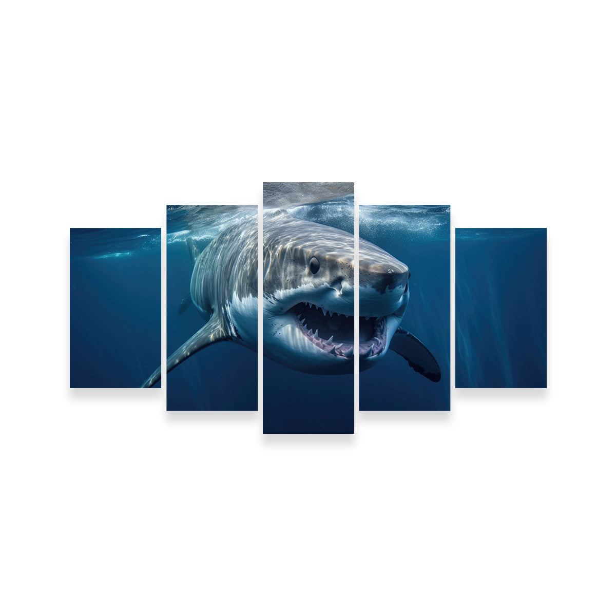 Great White Close up Wall Art