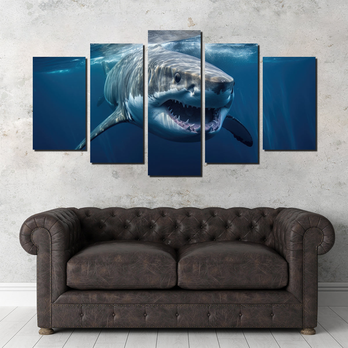 Great White Close up Wall Art