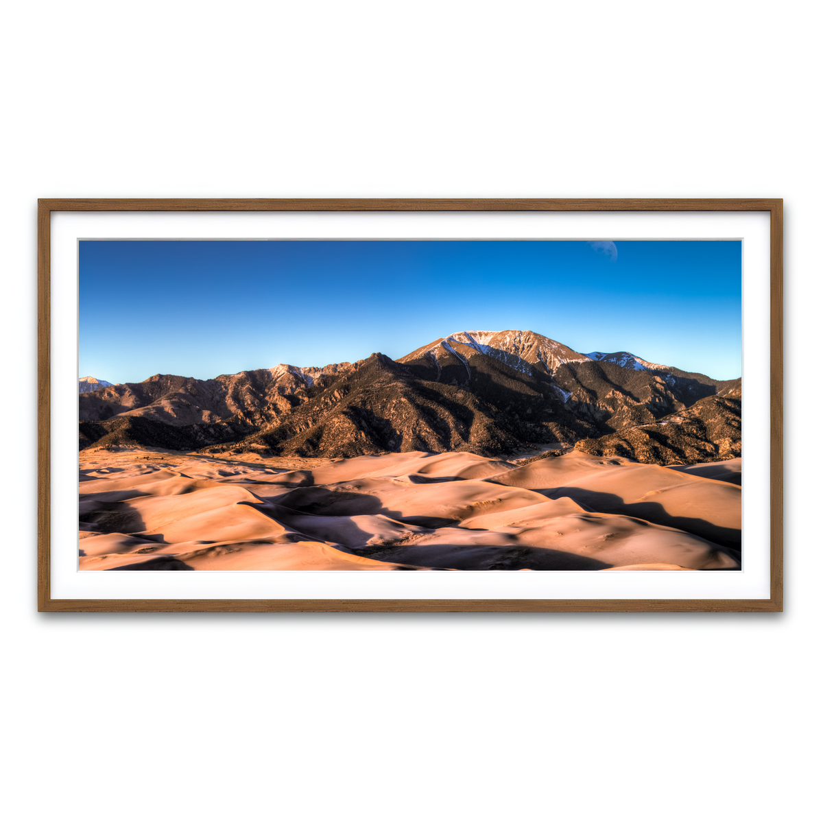 Framed Print 2x1 Walnut