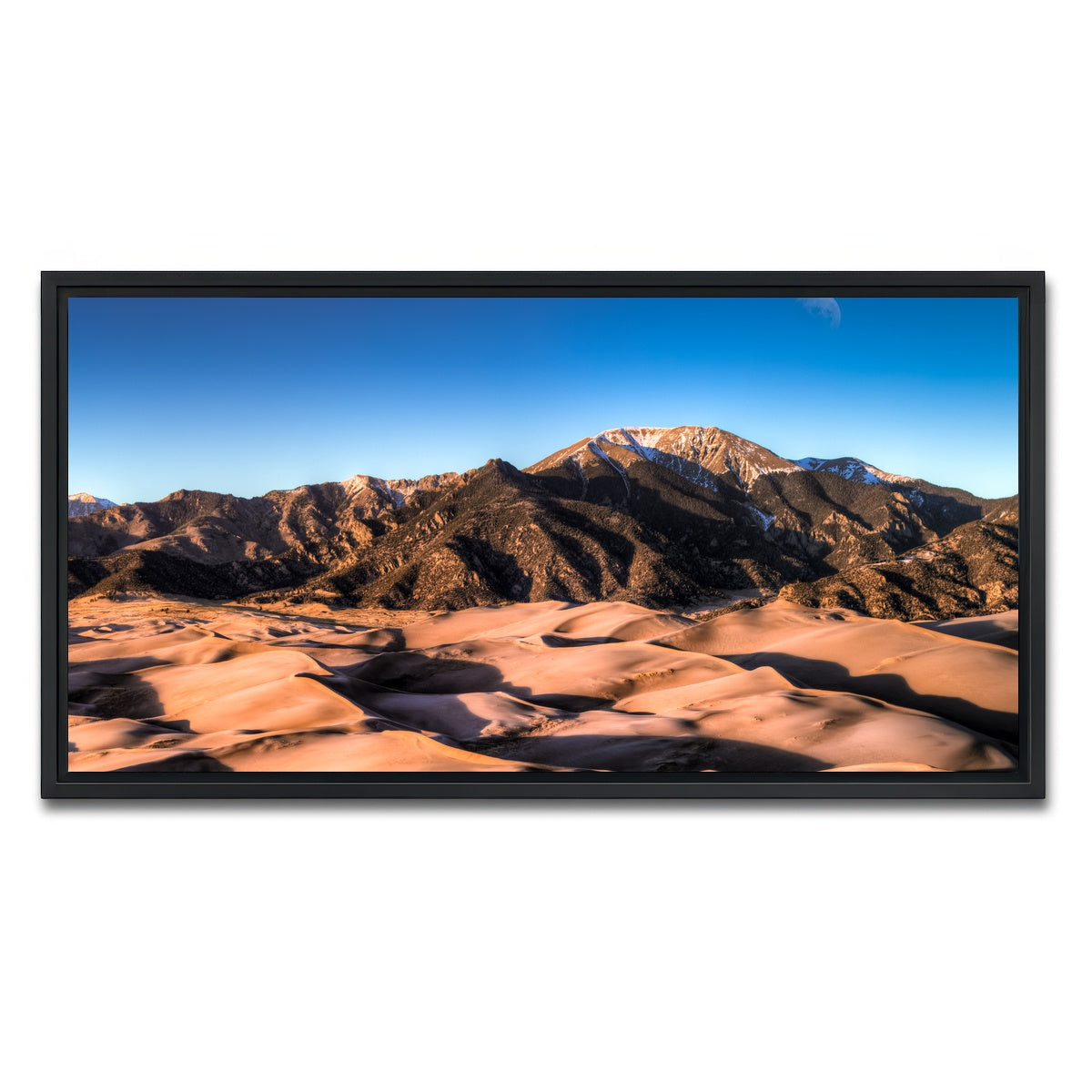 AUTO-MOCKUP WHITE | Great Sand Dunes | 1 Piece | Black Framed Canvas | group=2x1