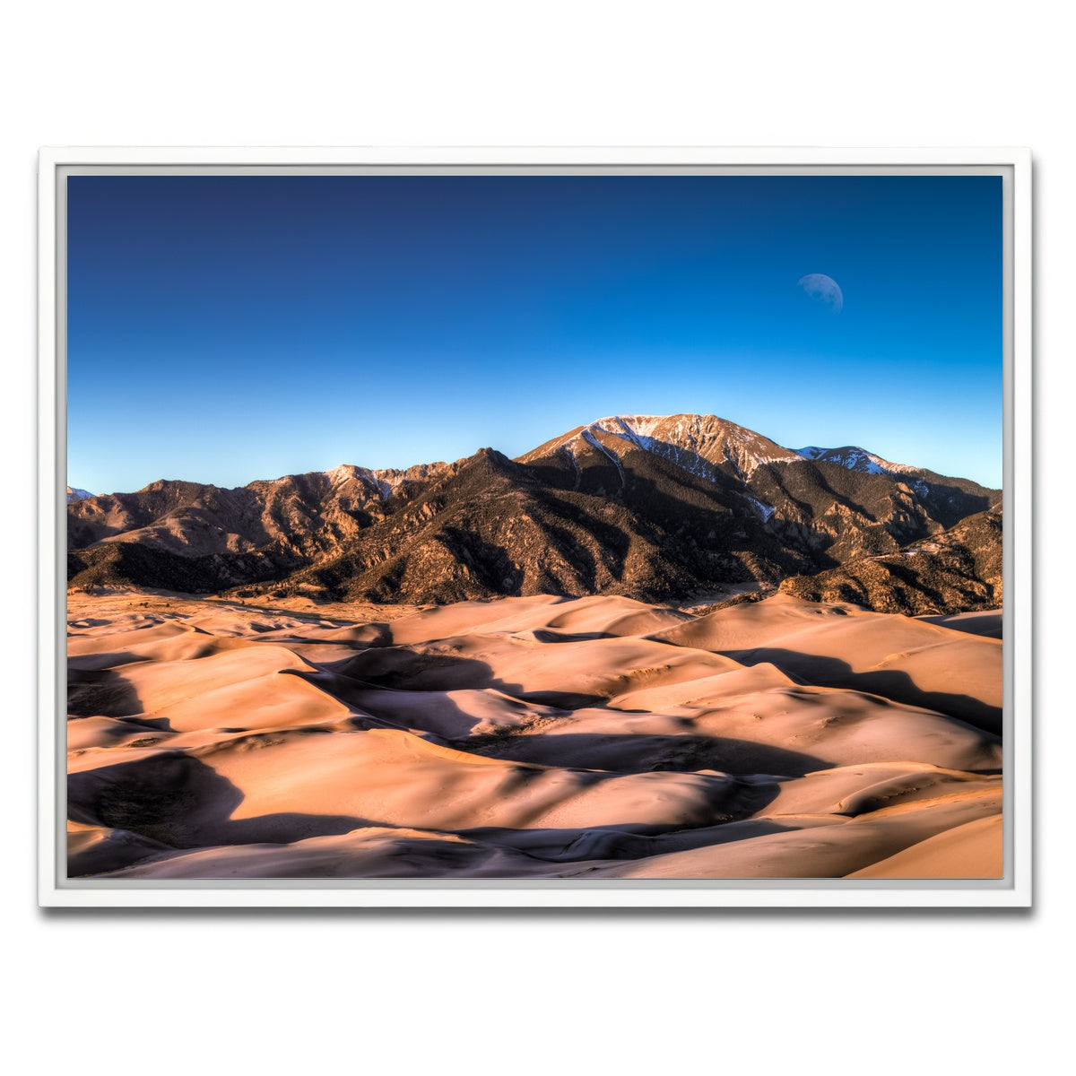 AUTO-MOCKUP WHITE | Great Sand Dunes | 1 Piece | White Framed Canvas | group=4x3