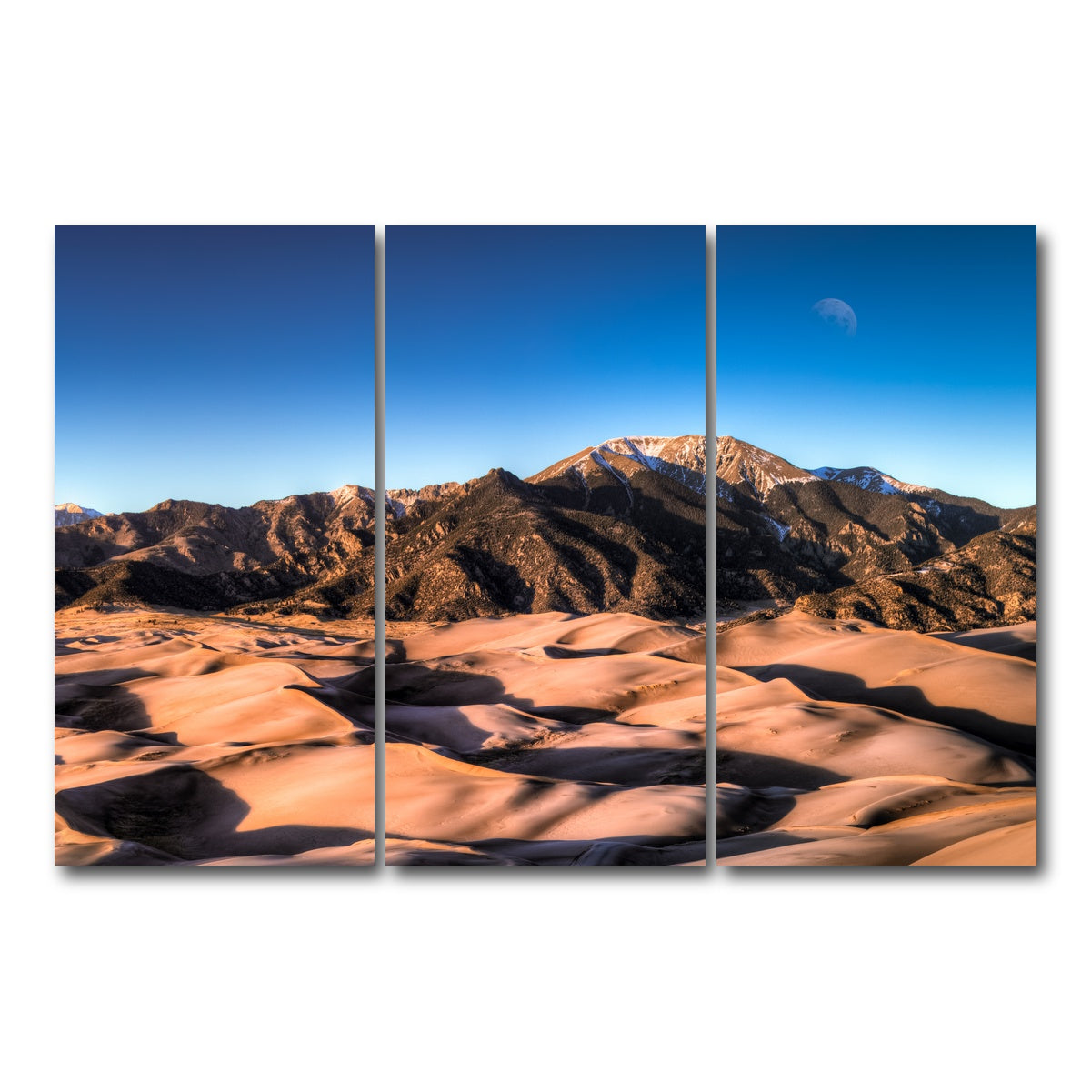 AUTO-MOCKUP WHITE | Great Sand Dunes | 3 Piece | Gallery Wrap Canvas | group=12x24