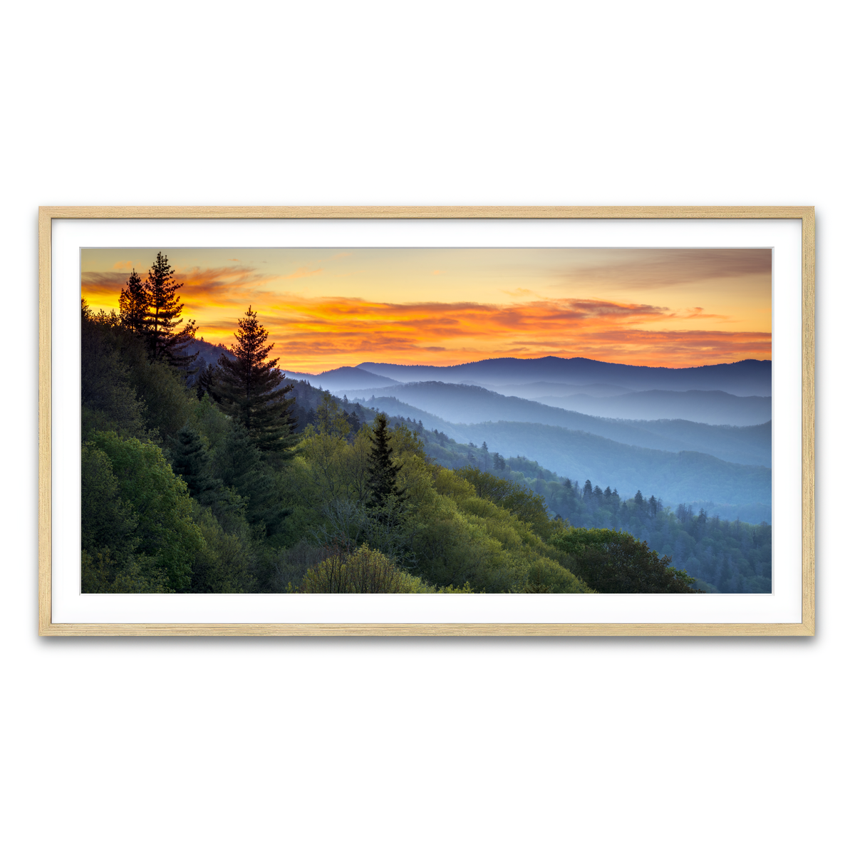 Framed Print 2x1 Natural