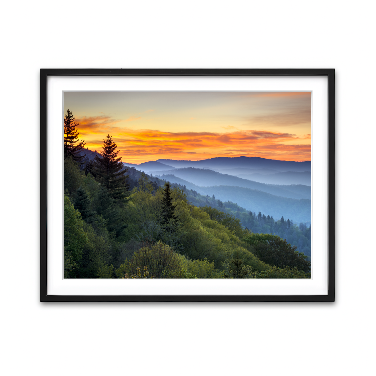 Framed Print 4x3 Black
