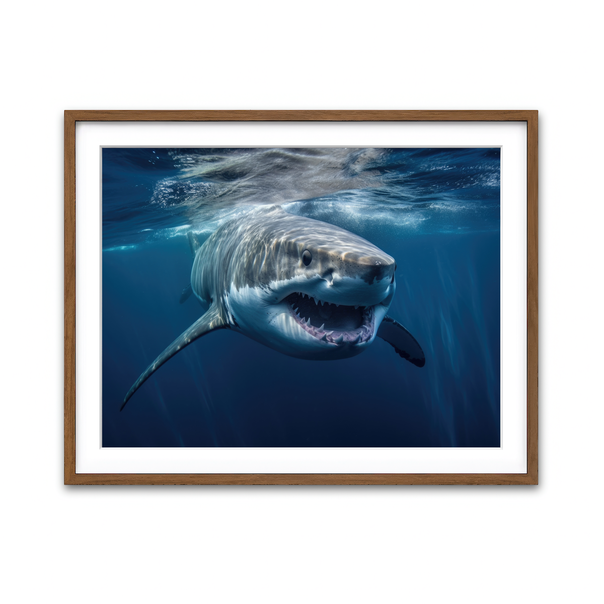 Framed Print 4x3 Walnut