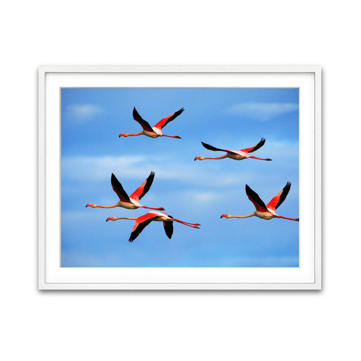 Framed Print 4x3 White
