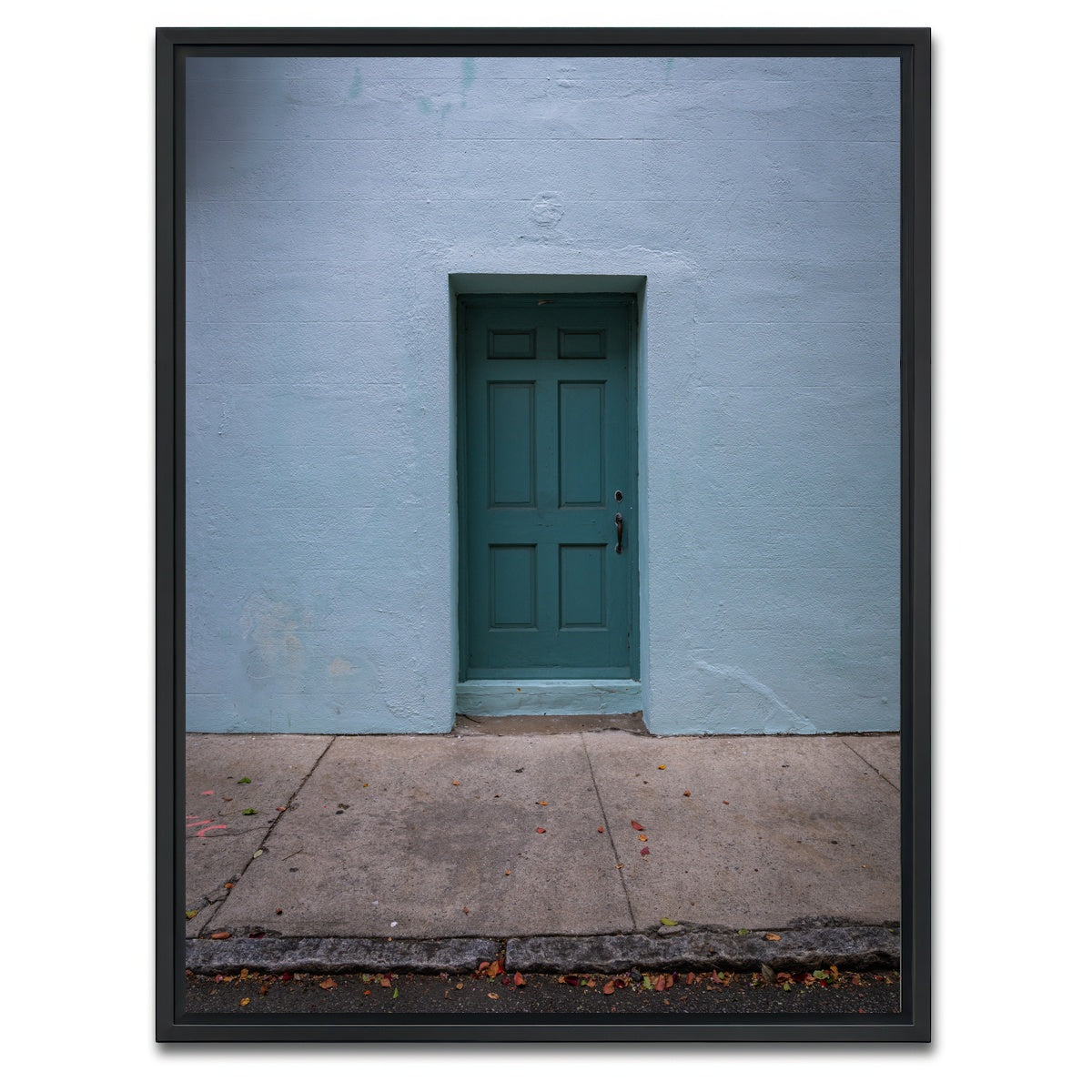 AUTO-MOCKUP WHITE | Green Door | 1 Piece | Black Framed Canvas | group=3x4