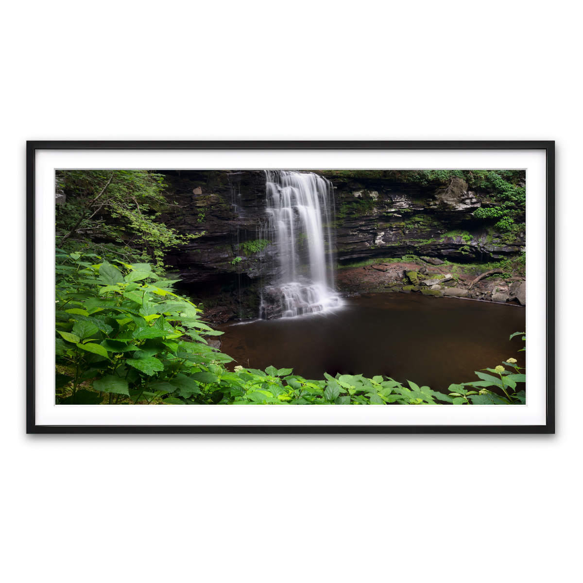 Framed Print 2x1 Black