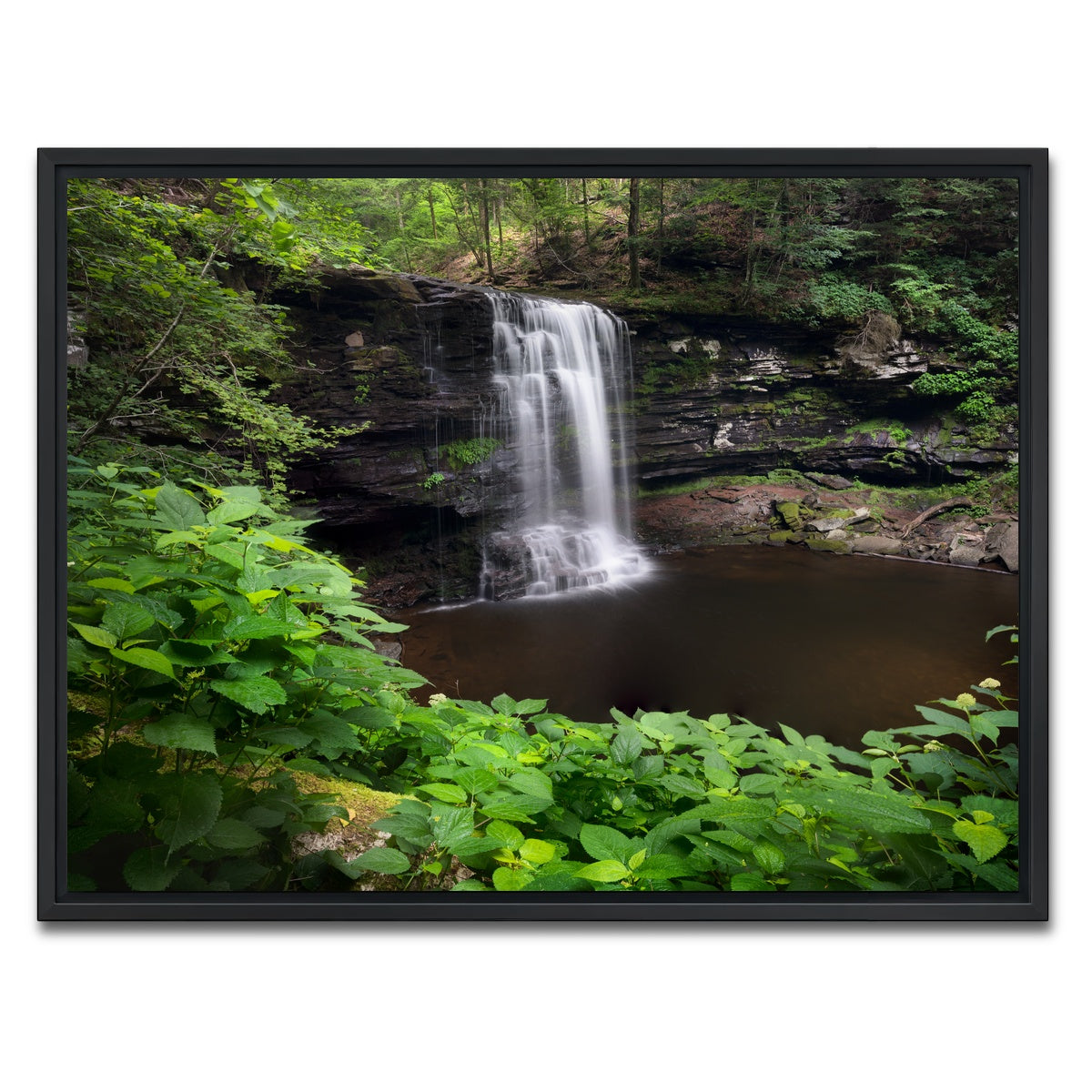 AUTO-MOCKUP WHITE | Green Eye | 1 Piece | Black Framed Canvas | group=4x3