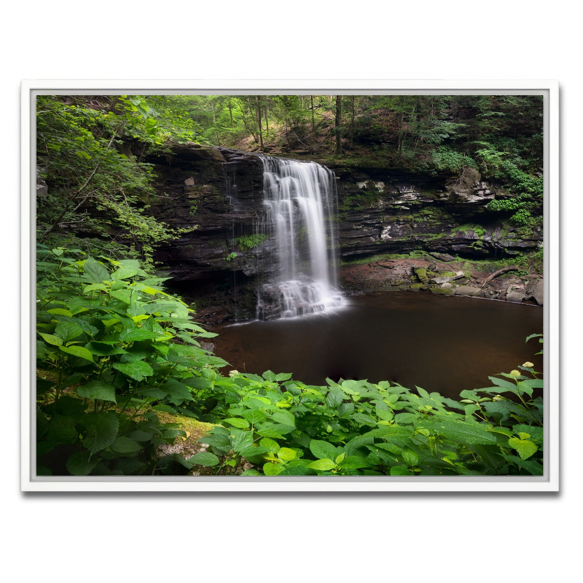 AUTO-MOCKUP WHITE | Green Eye | 1 Piece | White Framed Canvas | group=4x3