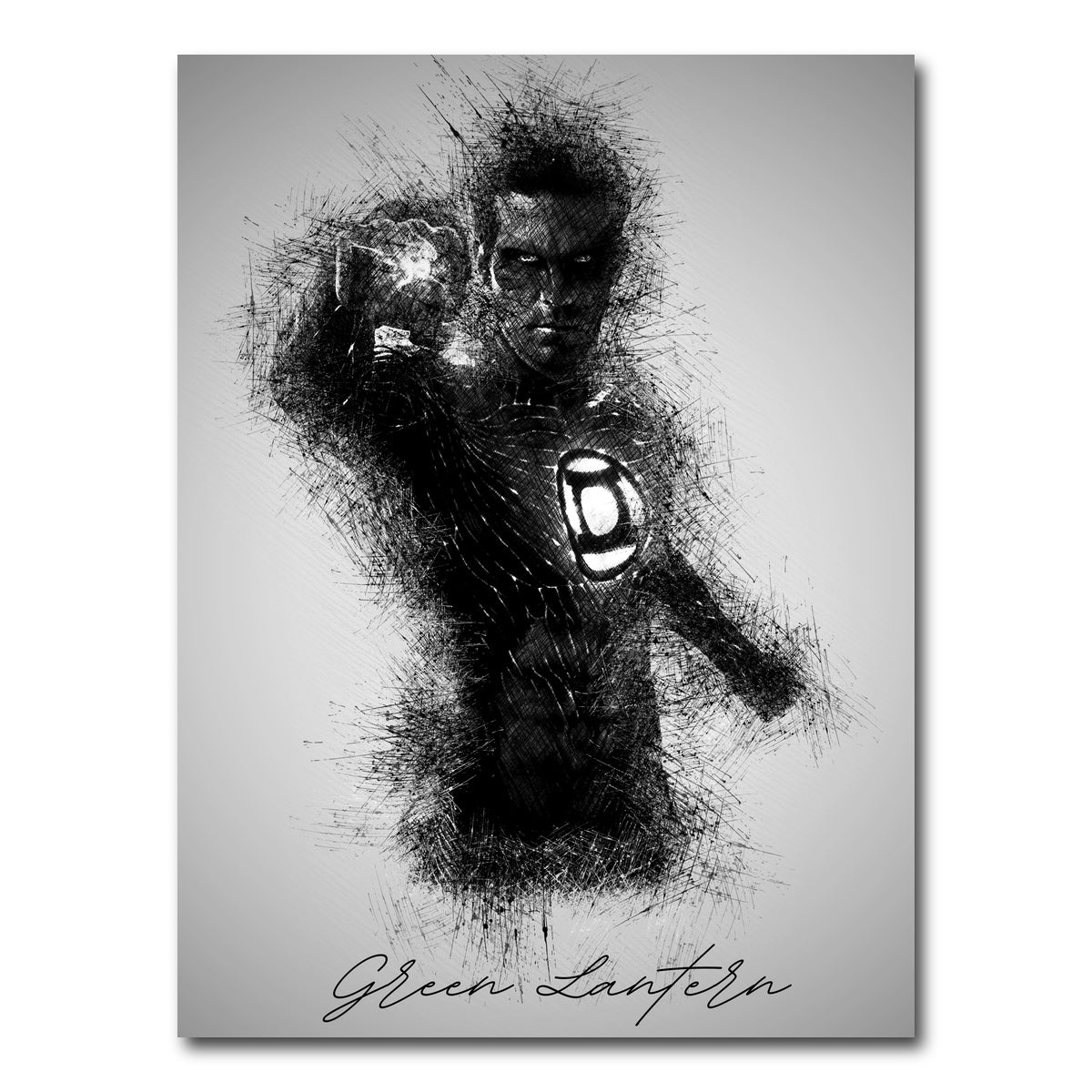 AUTO-MOCKUP WHITE | Green Lantern | 1 Piece | Gallery Wrap Canvas | group=3x4
