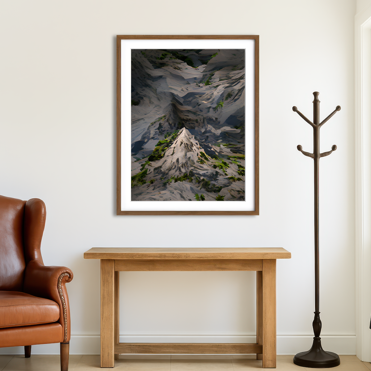 AUTO-MOCKUP ROOM | Green Mountain Wall Art