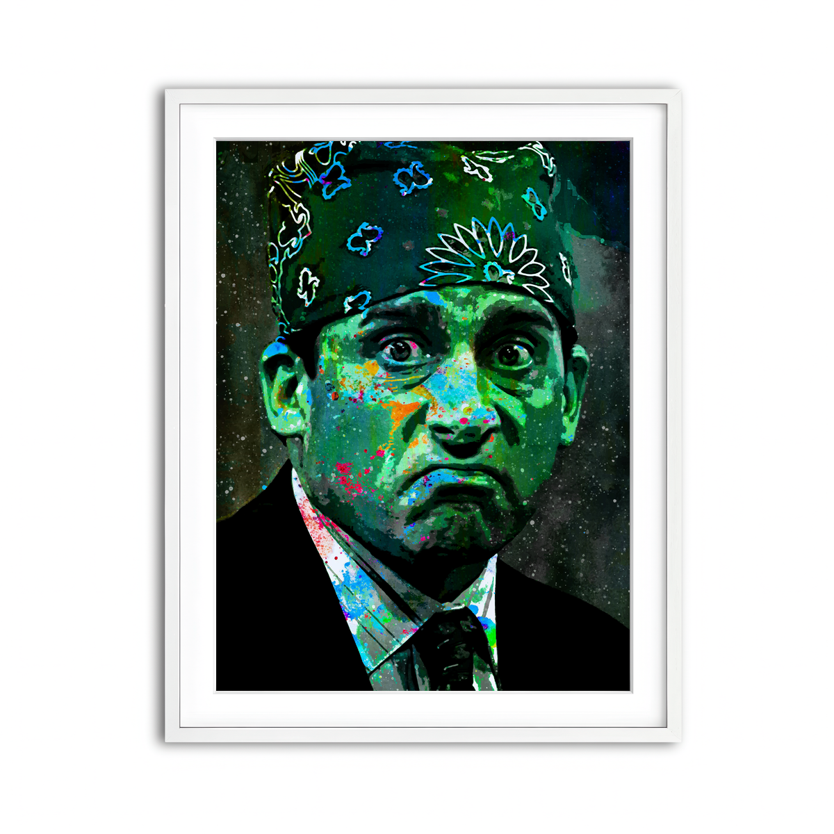 Framed Print 3x4 White