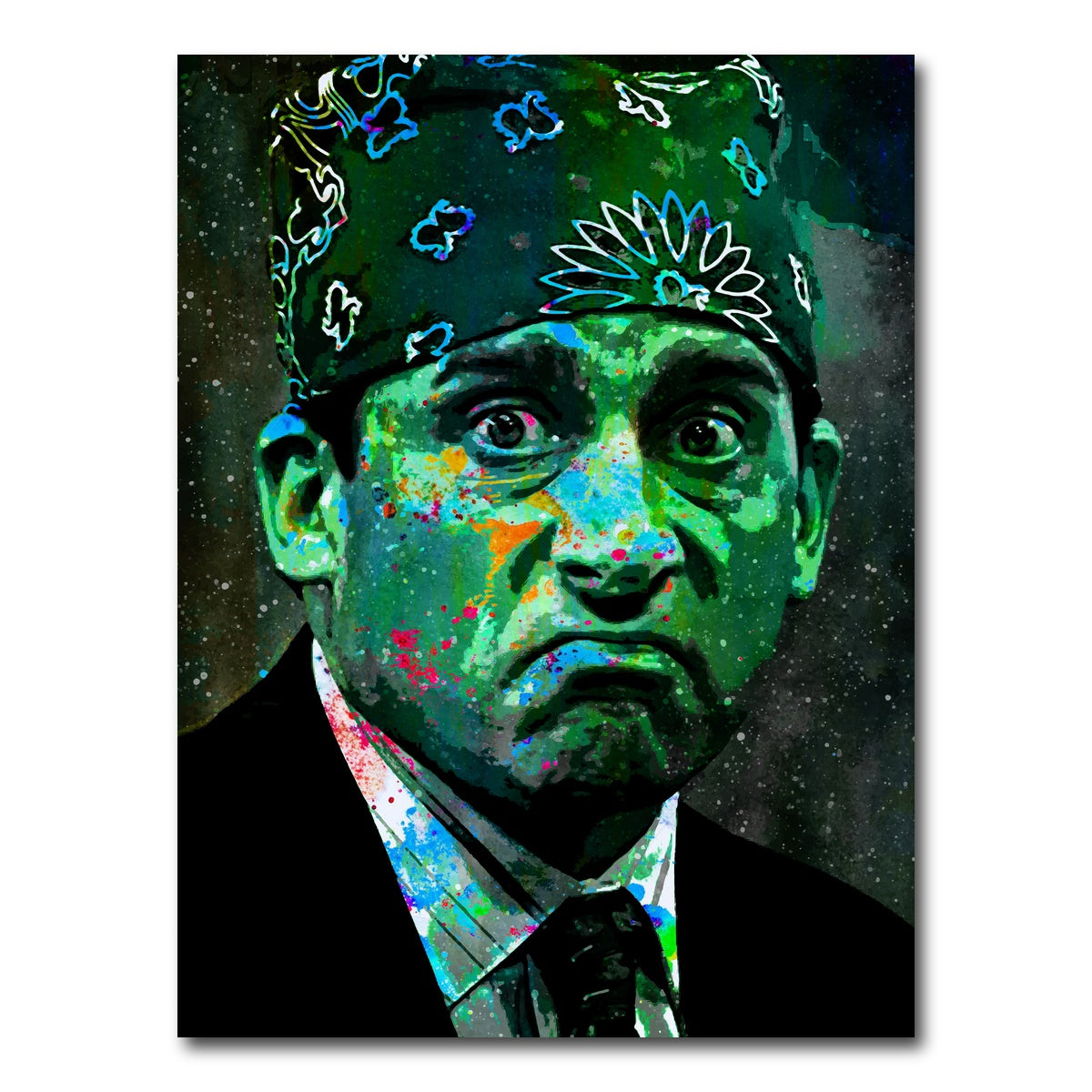AUTO-MOCKUP WHITE | Green Prison Mike | 1 Piece | Gallery Wrap Canvas | group=3x4