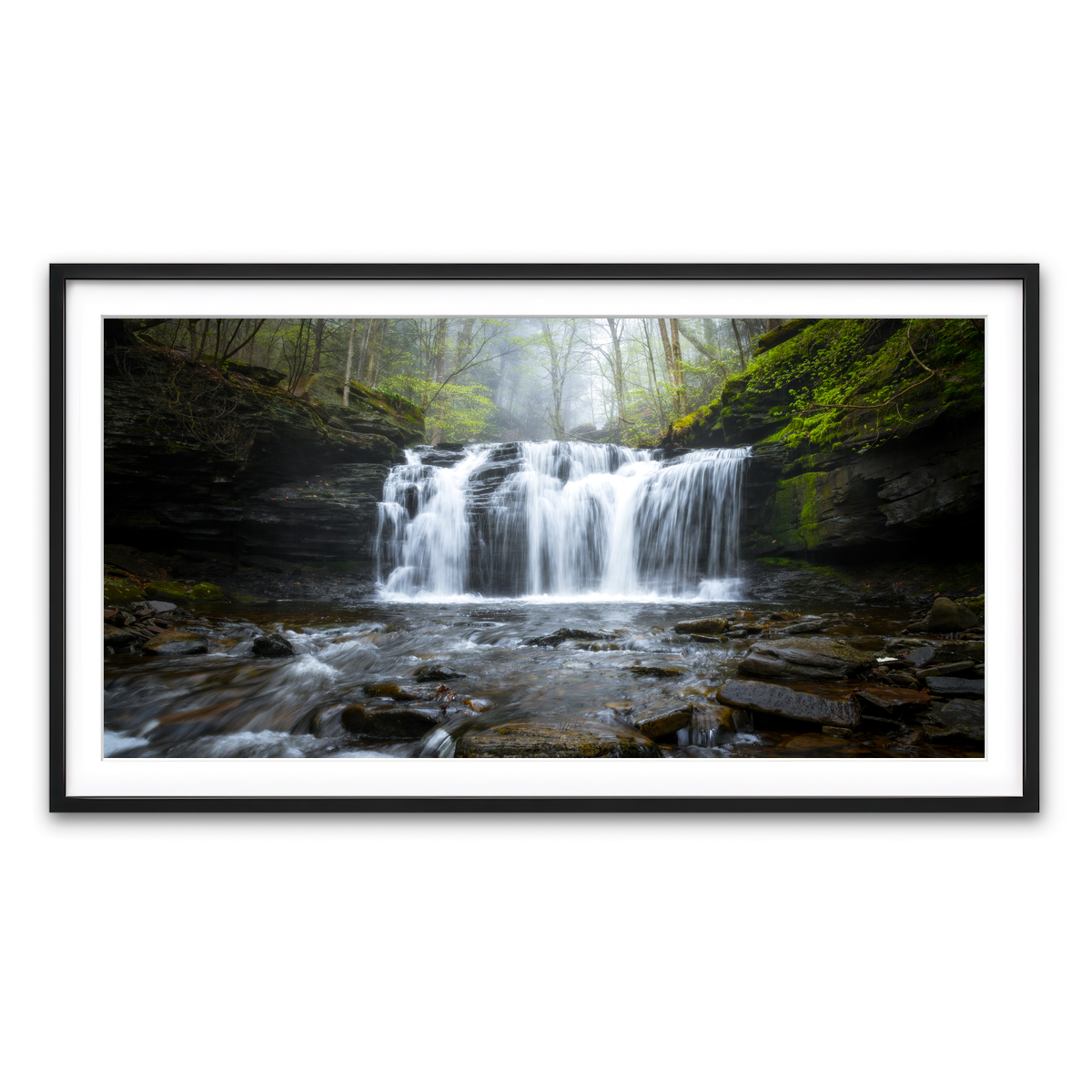 Framed Print 2x1 Black