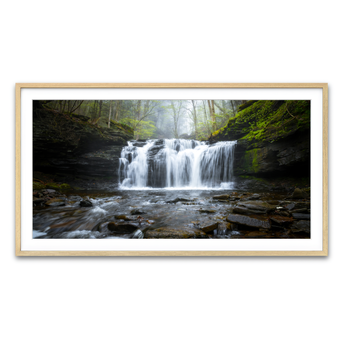 Framed Print 2x1 Natural