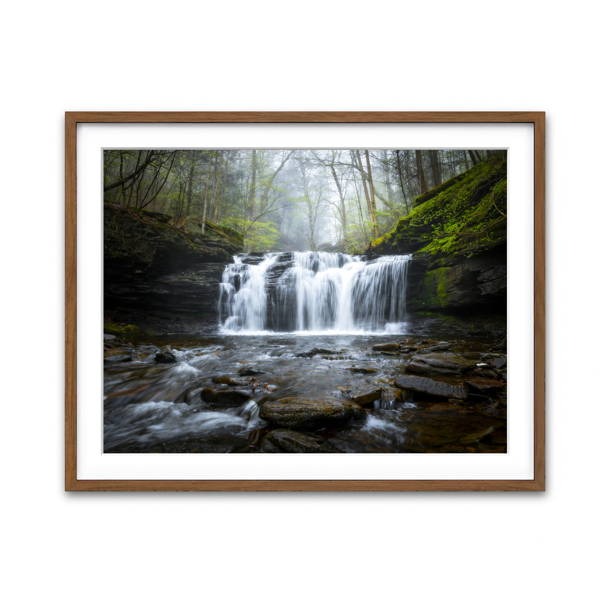 Framed Print 4x3 Walnut