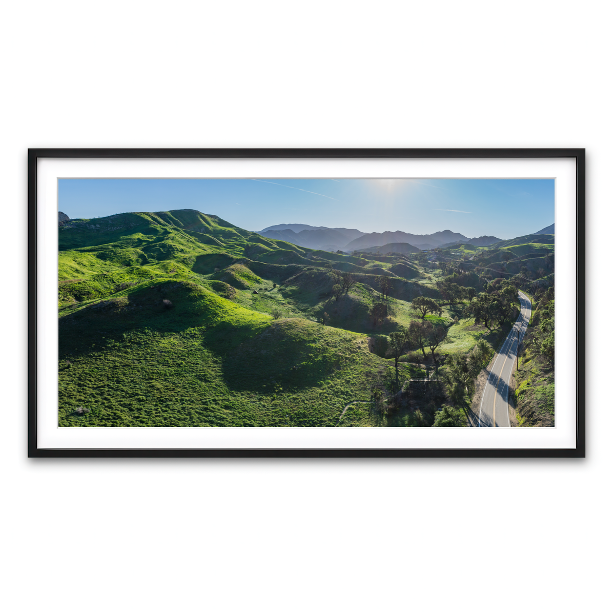 Framed Print 2x1 Black