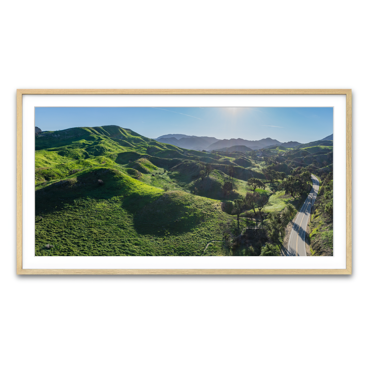 Framed Print 2x1 Natural