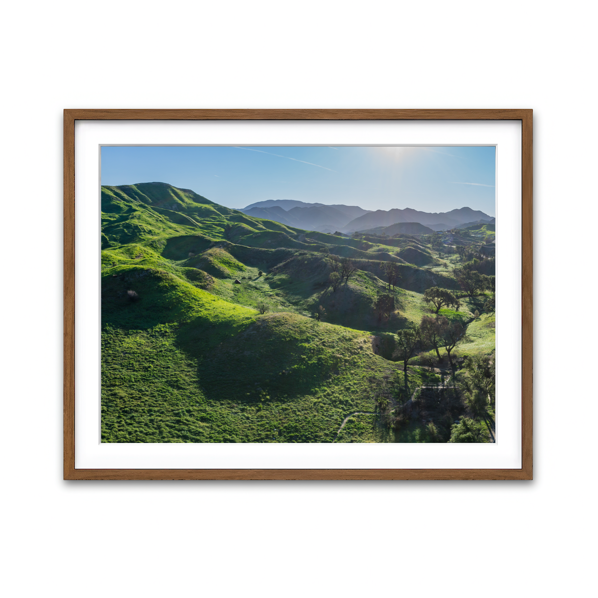 Framed Print 4x3 Walnut