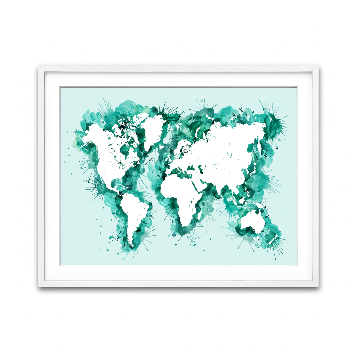 Framed Print 4x3 White