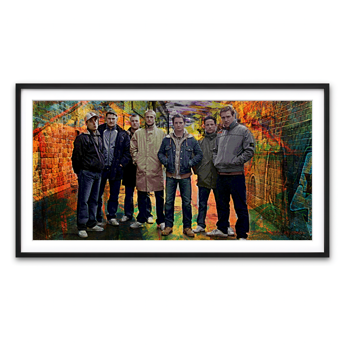 Framed Print 2x1 Black