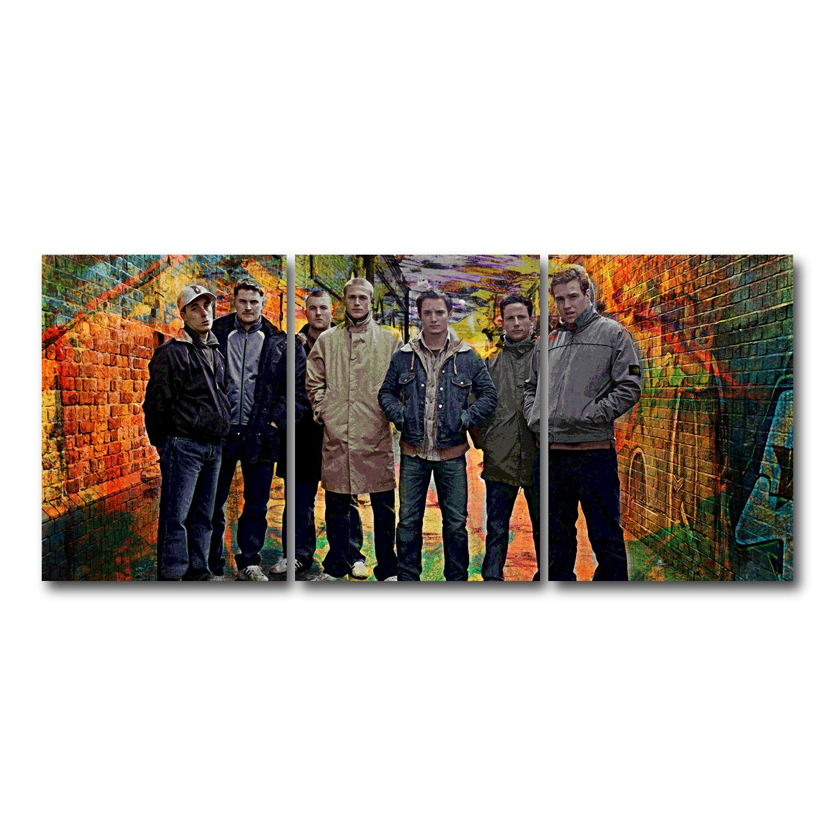 AUTO-MOCKUP WHITE | Green Street Hooligans | 3 Piece | Gallery Wrap Canvas | group=18x24