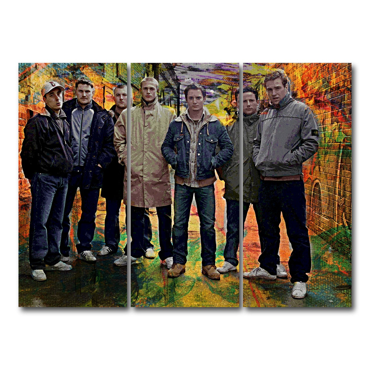 AUTO-MOCKUP WHITE | Green Street Hooligans | 3 Piece | Gallery Wrap Canvas | group=8x18