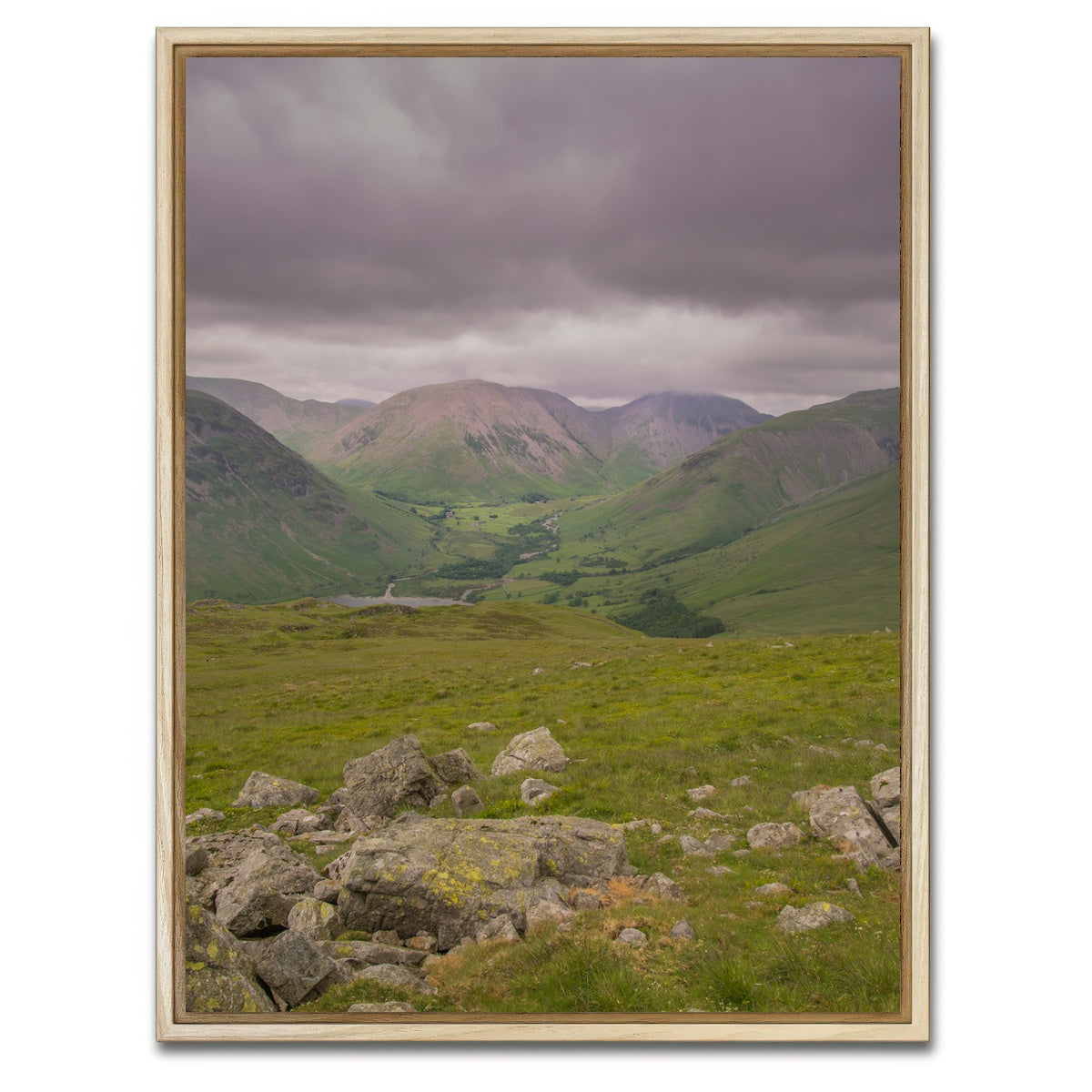 AUTO-MOCKUP WHITE | Green Valley | 1 Piece | Natural Framed Canvas | group=3x4