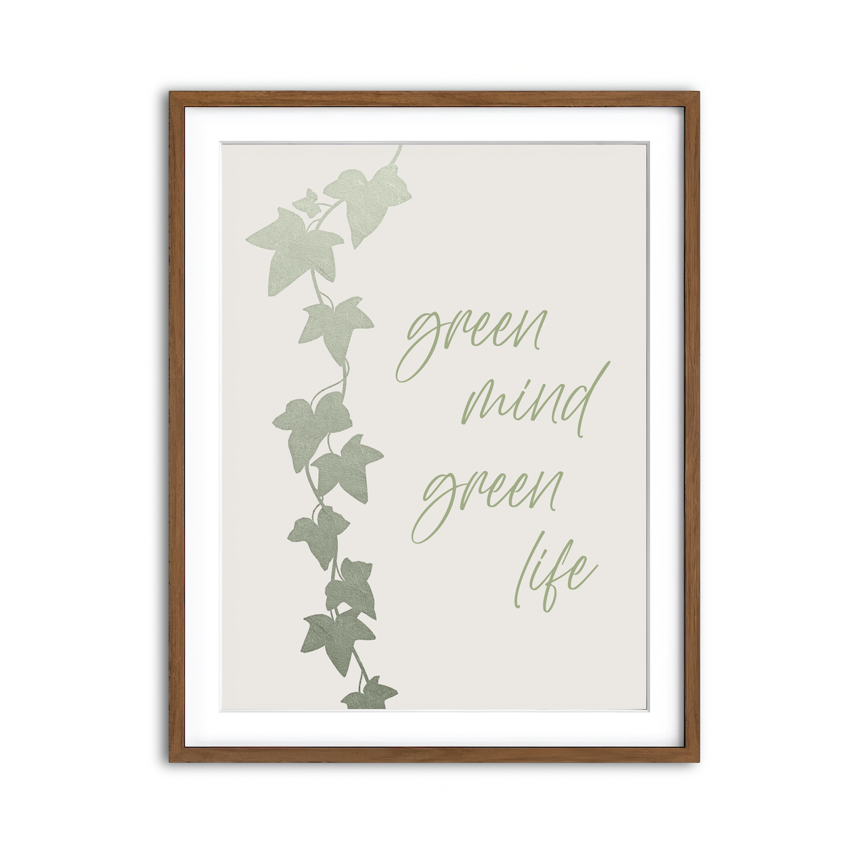 Framed Print 3x4 Walnut