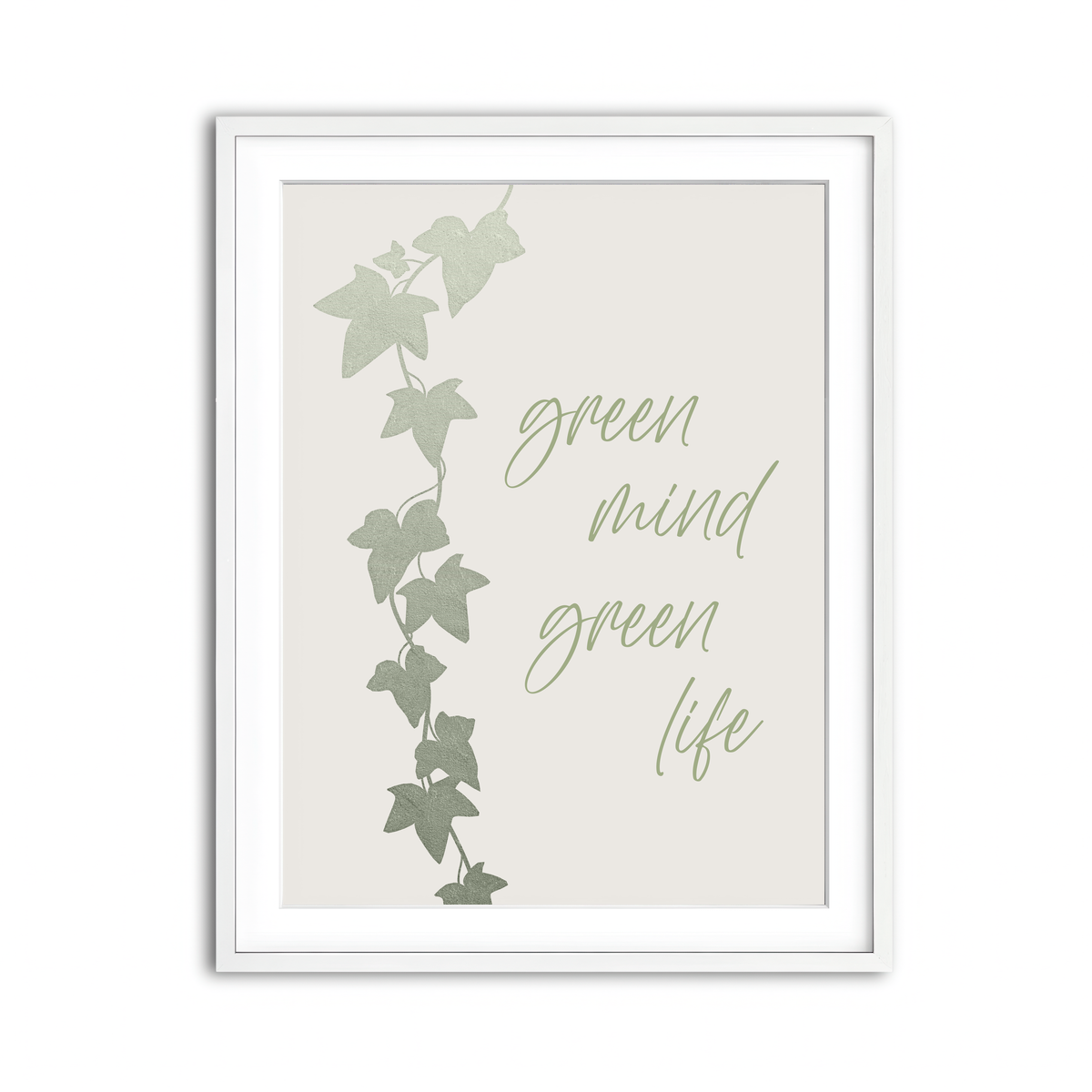 Framed Print 3x4 White