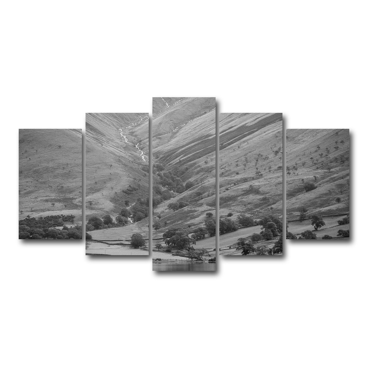 AUTO-MOCKUP WHITE | Grey Canyon | 5 Piece | Gallery Wrap Canvas | group=5_normal