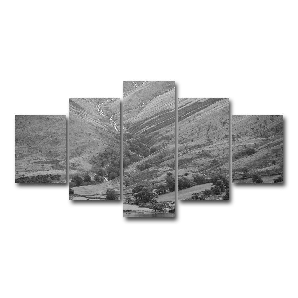 AUTO-MOCKUP WHITE | Grey Canyon | 5 Piece | Gallery Wrap Canvas | group=5_short