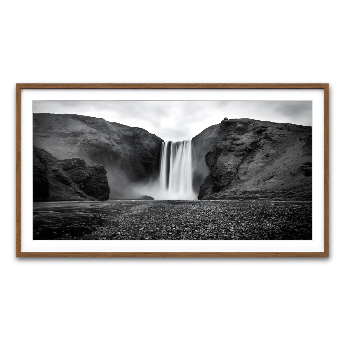 Framed Print 2x1 Walnut
