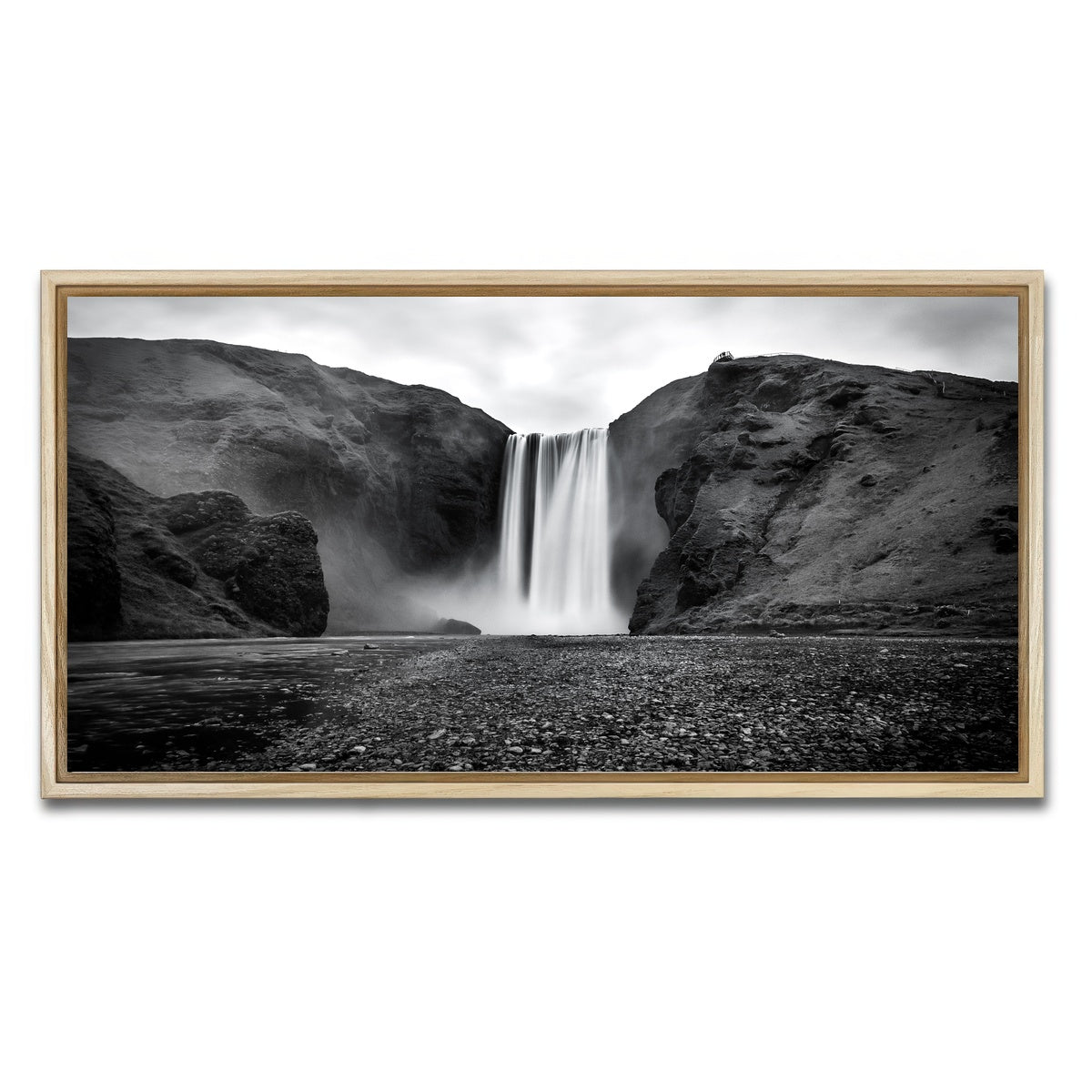 AUTO-MOCKUP WHITE | Grey Fall | 1 Piece | Natural Framed Canvas | group=2x1