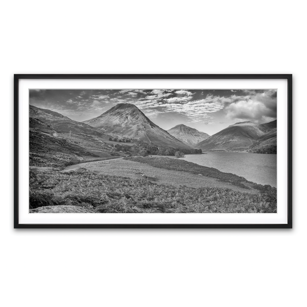 Framed Print 2x1 Black